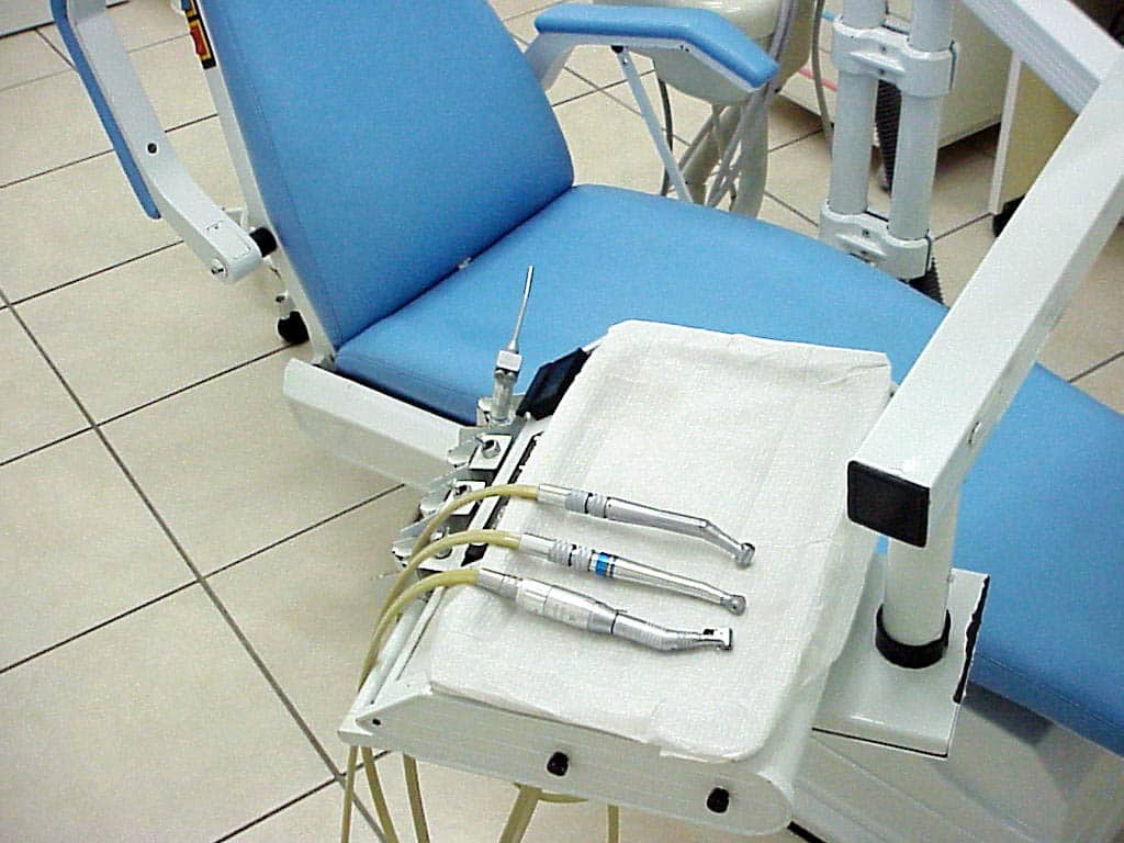 Image of a dental treatment chair